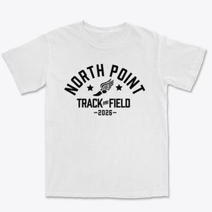 North Point Christian Academy Track and Field Premium Heavyweight T-shirt