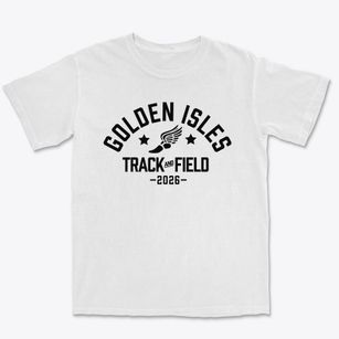 Golden Isles Elementary School Track and Field Premium Heavyweight T-shirt