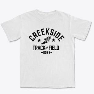 Creekside Elementary School Track and Field Premium Heavyweight T-shirt
