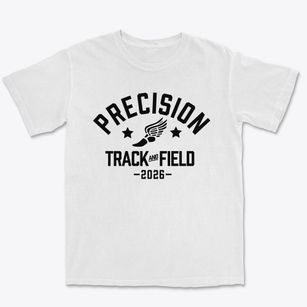 Precision Academy System Charter School Track and Field Premium Heavyweight T-shirt