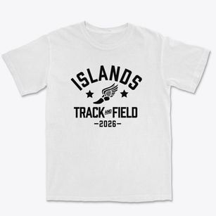 Islands High School Track and Field Premium Heavyweight T-shirt