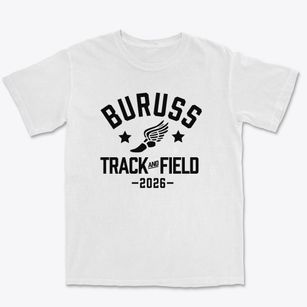 Buruss Elementary School Track and Field Premium Heavyweight T-shirt