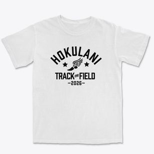 Hokulani Elementary School Track and Field Premium Heavyweight T-shirt