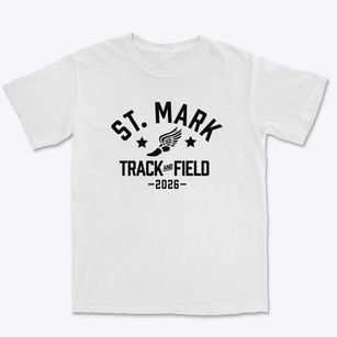 Saint Mark Lutheran School Track and Field Premium Heavyweight T-shirt