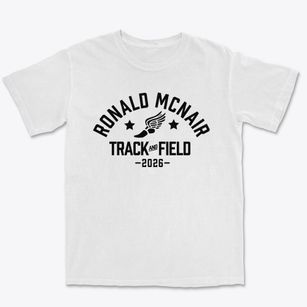 Ronald Mcnair Academic Center Track and Field Premium Heavyweight T-shirt