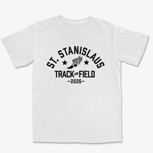 Saint Stanislaus B And M School Track and Field Premium Heavyweight T-shirt