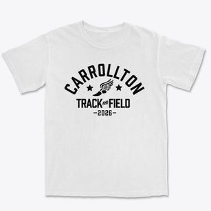 Carrollton High School Track and Field Premium Heavyweight T-shirt