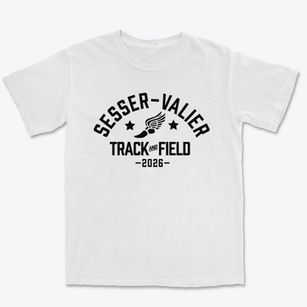 Sesser-valier School Track and Field Premium Heavyweight T-shirt