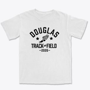 Douglas Elementary School Track and Field Premium Heavyweight T-shirt