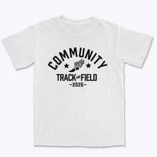 Community Christian School Track and Field Premium Heavyweight T-shirt