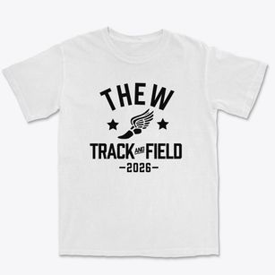 Thew Elementary School Track and Field Premium Heavyweight T-shirt