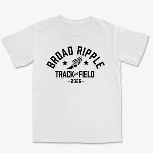 Broad Ripple High School Track and Field Premium Heavyweight T-shirt
