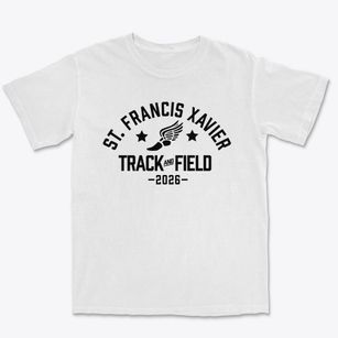 Saint Francis Xavier School Track and Field Premium Heavyweight T-shirt