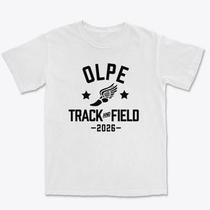 Olpe High School Track and Field Premium Heavyweight T-shirt