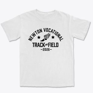 Newton Vocational Technical Center Track and Field Premium Heavyweight T-shirt