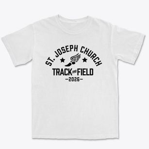 Saint Joseph Church - Winchester Track and Field Premium Heavyweight T-shirt