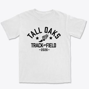Tall Oaks Vocational High School Track and Field Premium Heavyweight T-shirt