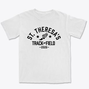 Saint Theresa's Elementary School Track and Field Premium Heavyweight T-shirt