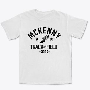 Mckenny Elementary School Track and Field Premium Heavyweight T-shirt