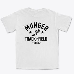 Munger Elementary-middle School Track and Field Premium Heavyweight T-shirt