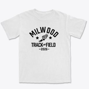 Milwood Middle School Track and Field Premium Heavyweight T-shirt