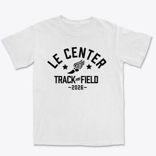 Le Center High School Track and Field Premium Heavyweight T-shirt