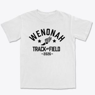 Wenonah Primary School Track and Field Premium Heavyweight T-shirt
