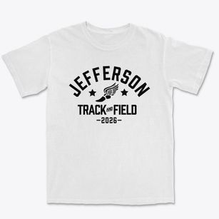 Jefferson Elementary School Track and Field Premium Heavyweight T-shirt