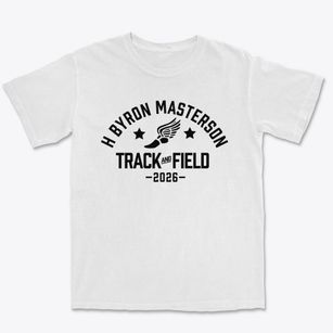 H Byron Masterson Elementary School Track and Field Premium Heavyweight T-shirt