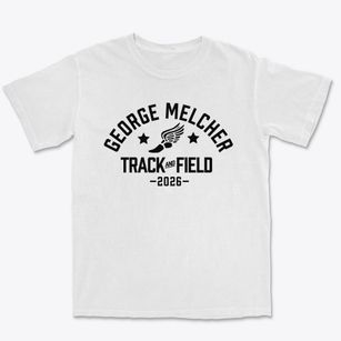 George Melcher Comprehensive Elementary Track and Field Premium Heavyweight T-shirt