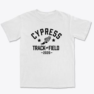 Cypress School Track and Field Premium Heavyweight T-shirt