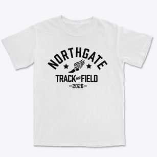 Northgate Middle School Track and Field Premium Heavyweight T-shirt