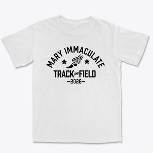 Mary Immaculate School Track and Field Premium Heavyweight T-shirt