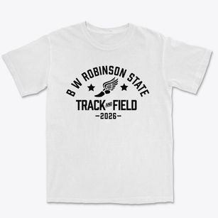 B W Robinson State School Track and Field Premium Heavyweight T-shirt