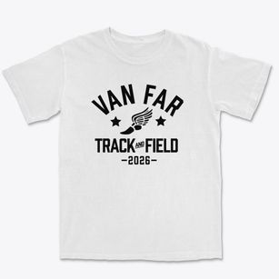 Van Far Elementary School Track and Field Premium Heavyweight T-shirt