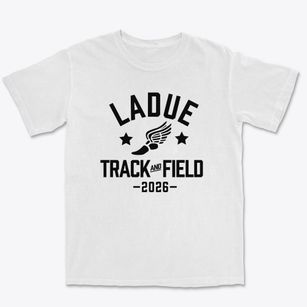 Ladue Middle School Track and Field Premium Heavyweight T-shirt