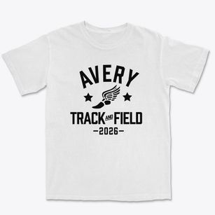 Avery Elementary School Track and Field Premium Heavyweight T-shirt