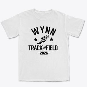 Wynn Elementary School Track and Field Premium Heavyweight T-shirt