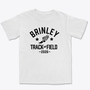 Brinley Middle School Track and Field Premium Heavyweight T-shirt