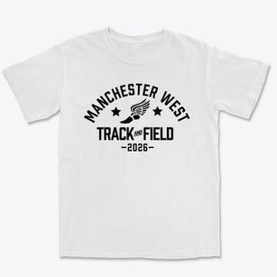 Manchester High School West Track and Field Premium Heavyweight T-shirt
