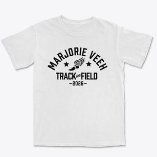 Marjorie Veeh Elementary School Track and Field Premium Heavyweight T-shirt