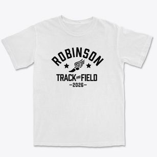 Robinson Elementary School Track and Field Premium Heavyweight T-shirt