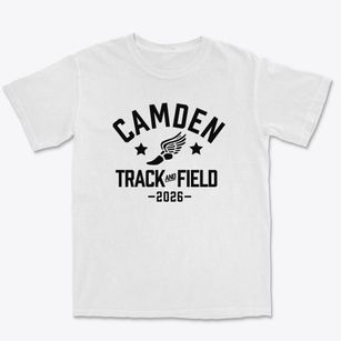 Camden Middle School Track and Field Premium Heavyweight T-shirt