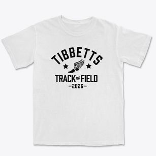 Tibbetts Middle School Track and Field Premium Heavyweight T-shirt
