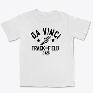 Da Vinci Track and Field Premium Heavyweight T-shirt