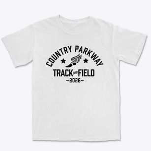 Country Parkway Elementary School Track and Field Premium Heavyweight T-shirt