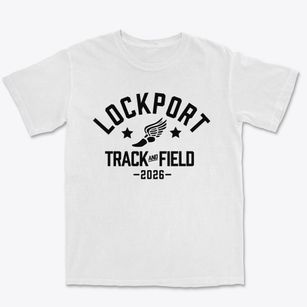 Lockport High School Track and Field Premium Heavyweight T-shirt