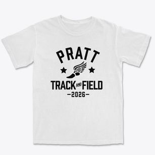 Pratt Elementary School Track and Field Premium Heavyweight T-shirt