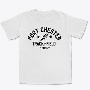 Port Chester Middle School Track and Field Premium Heavyweight T-shirt