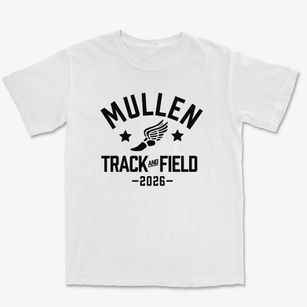 Mullen Elementary School Track and Field Premium Heavyweight T-shirt